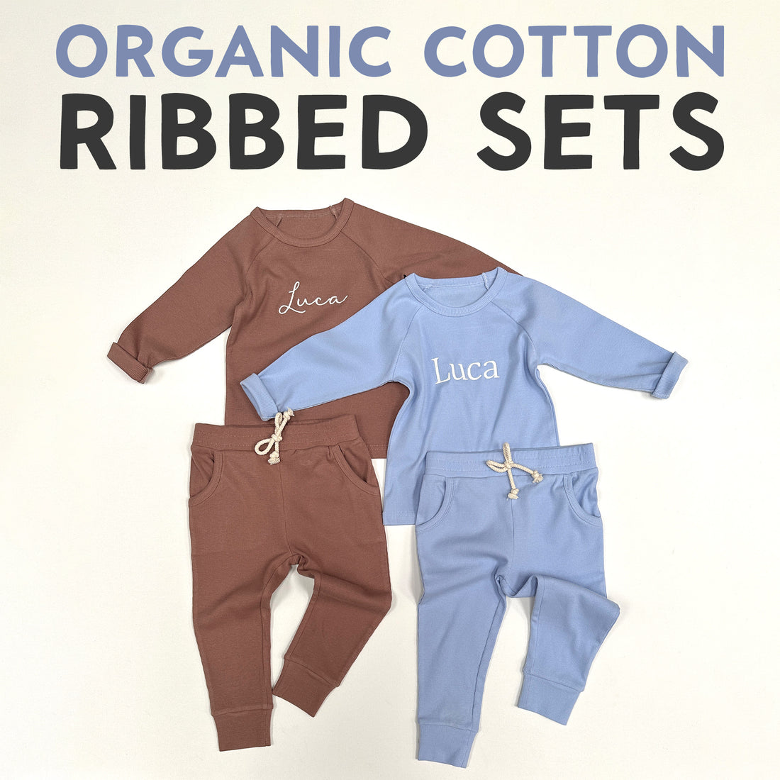 Organic Cotton Ribbed Set