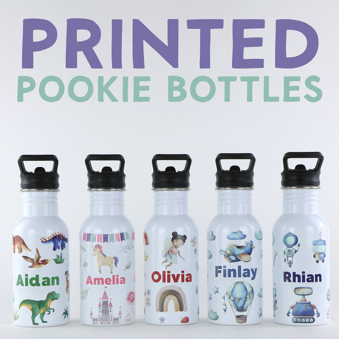 Printed Pookie Bottles