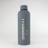 Personalised Chubby Bottle - Steel Grey