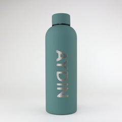 Personalised Chubby Bottle - Forest Green