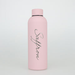 Personalised Chubby Bottle - Dusty Pink