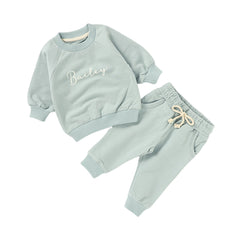 Personalised Organic Cotton Tracksuit - Mint